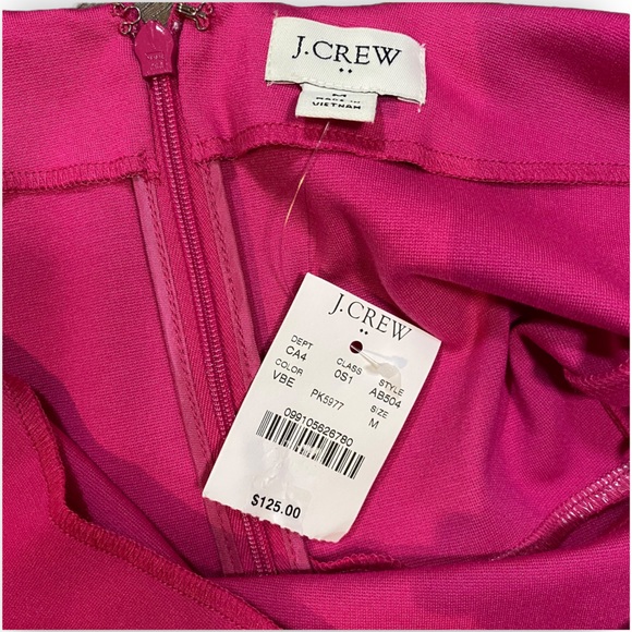 Audrey Hepburn style! Elegant Hot Pink Dress by J. Crew - Picture 6 of 9